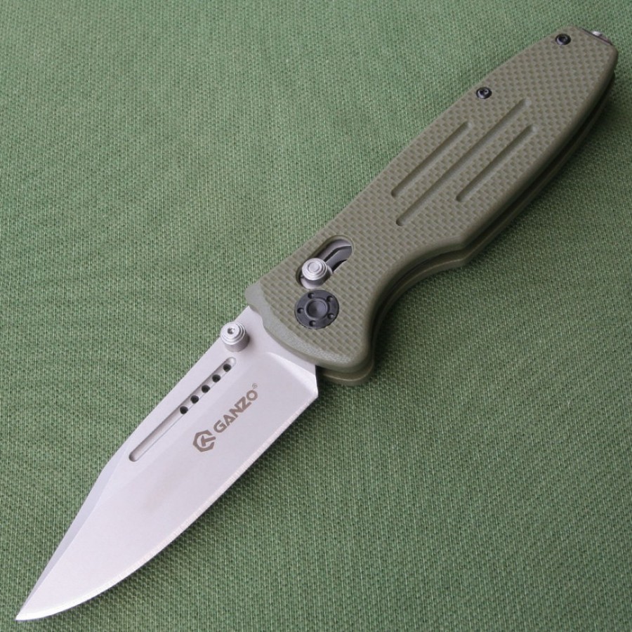 Cuchillo Ganzo G702 (Negro, Verde, Amarillo)