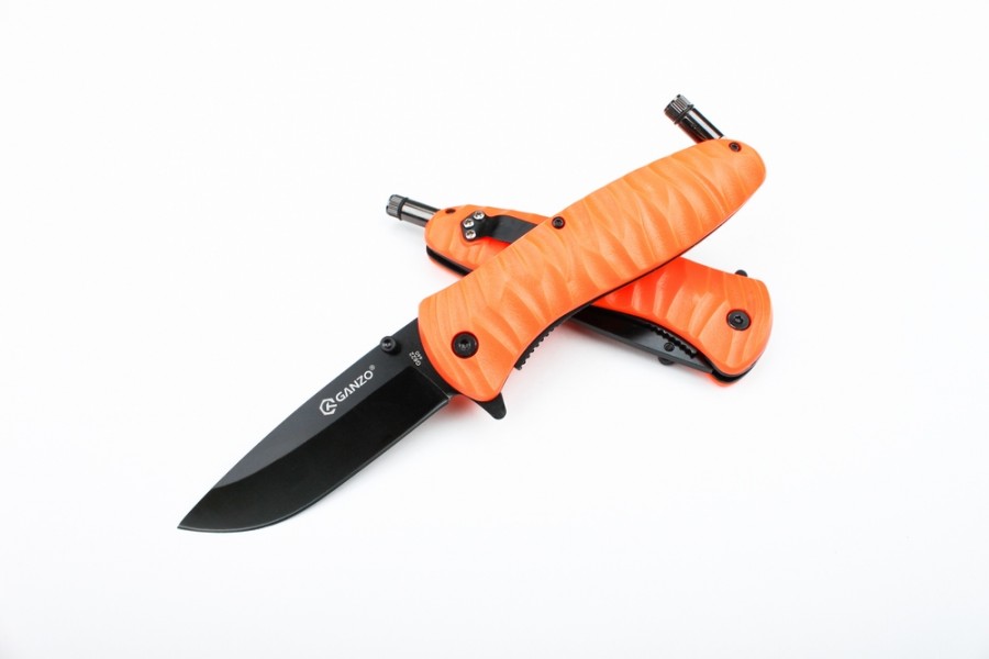 Cuchillo Ganzo G622-FO-1, Naranja