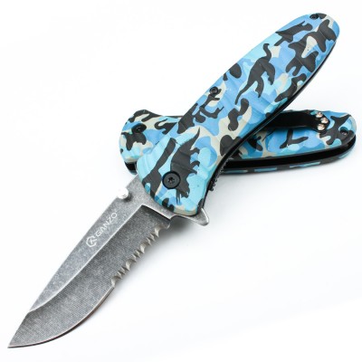 Cuchillo Ganzo G622-CA1-4S, Azul