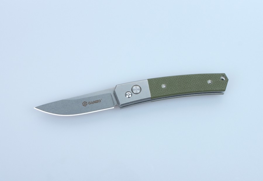 Cuchillo Ganzo G7362 (Negro, Verde, Caqui)